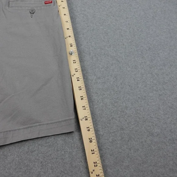 Levi's XX Chino EZ Shorts Mens Size S(28) Gray Stretch Casual Elastic Waist - Picture 6 of 6